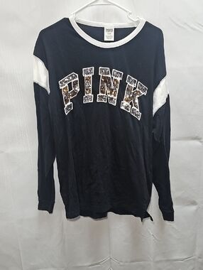 Victoria Secret Pink Sequin Longsleeve Size Medium